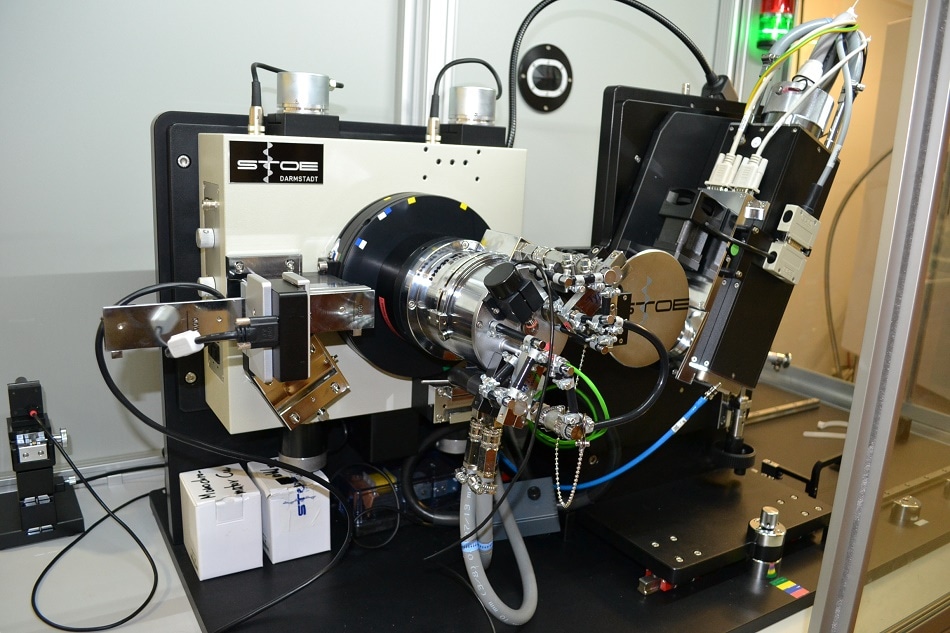 STOE’s STADIMP at Northwestern University equipped with an in-situ furnace