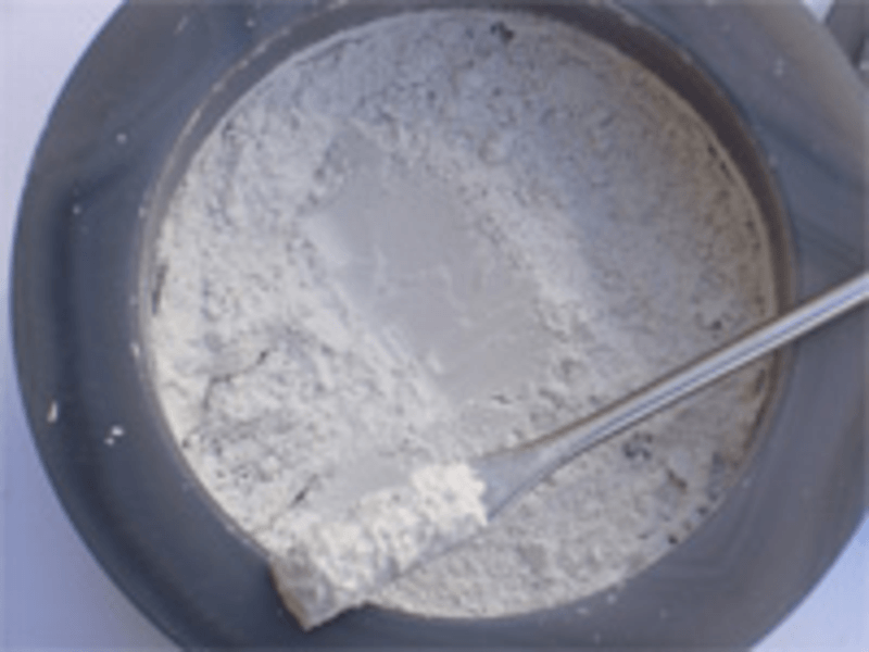 100 g sand ground in 5 minutes in the PULVERISETTE 6, 250 ml agate grinding bowls, 20 mm grinding balls