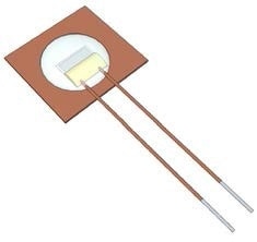Sensor with metalized back side feature and soldering directly to a Cu surface