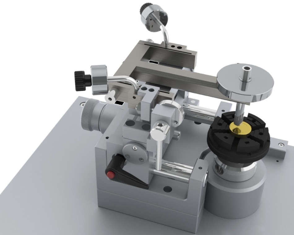 Anton Paar pin-on-disk tribometer for testing up to 400 °C.