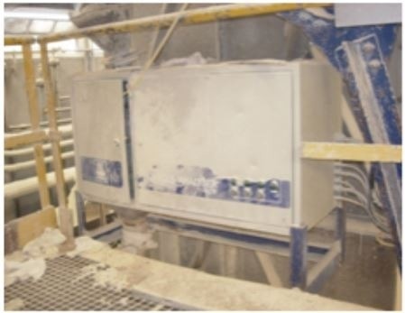 Online image analyzer in a fertilizer plant, working continuously since 1995 without service