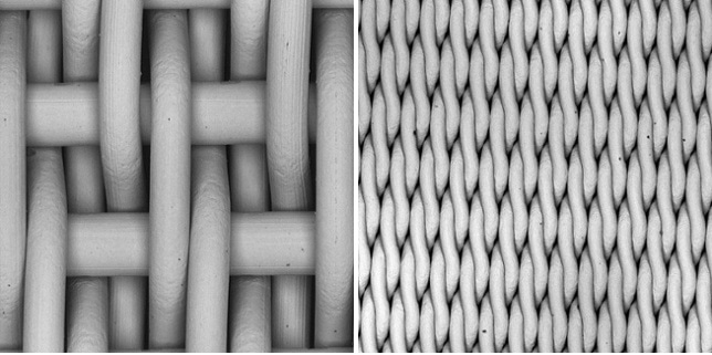 Different kinds of fiber weaving offer different resistance to stress. The appropriate weaving technique is chosen according to the application.