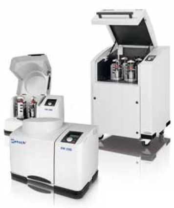 Planetary ball mills from RETSCH