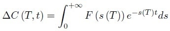 For a given transient, the emission rate spectral distribution is obtained by numerically solving the integral: