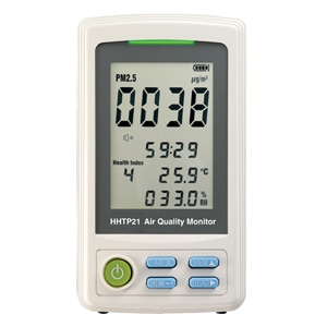 Handheld particulate pollution meter