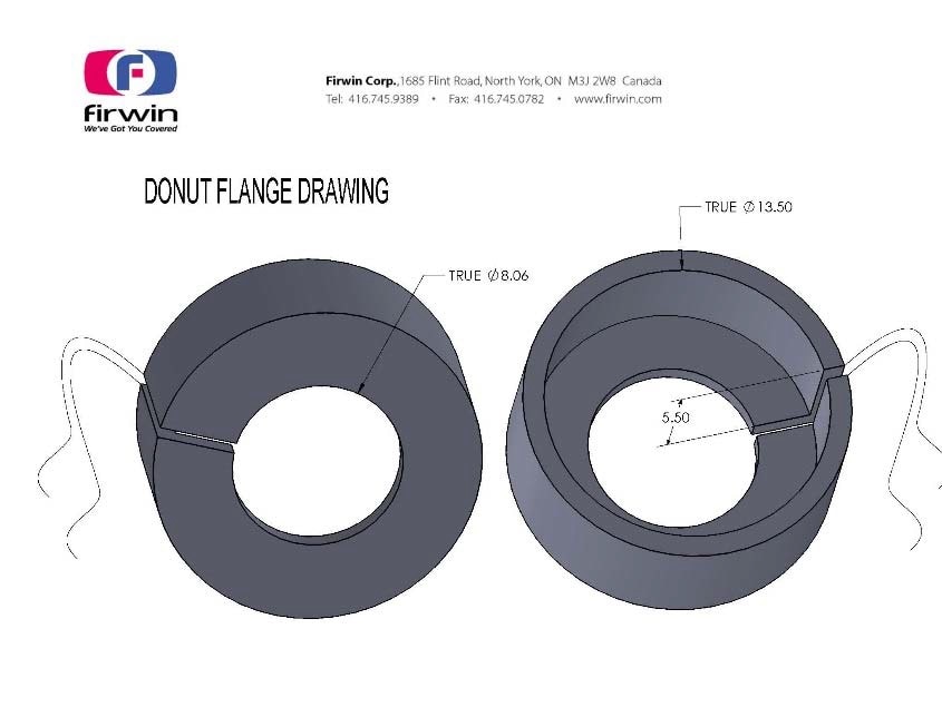 Donut Flange