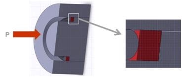 Extrusion test fixture.