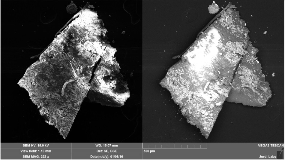 Brown Particle before mapping