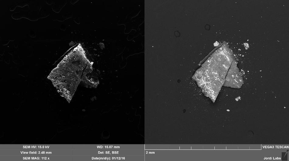 Brown Particle after mapping