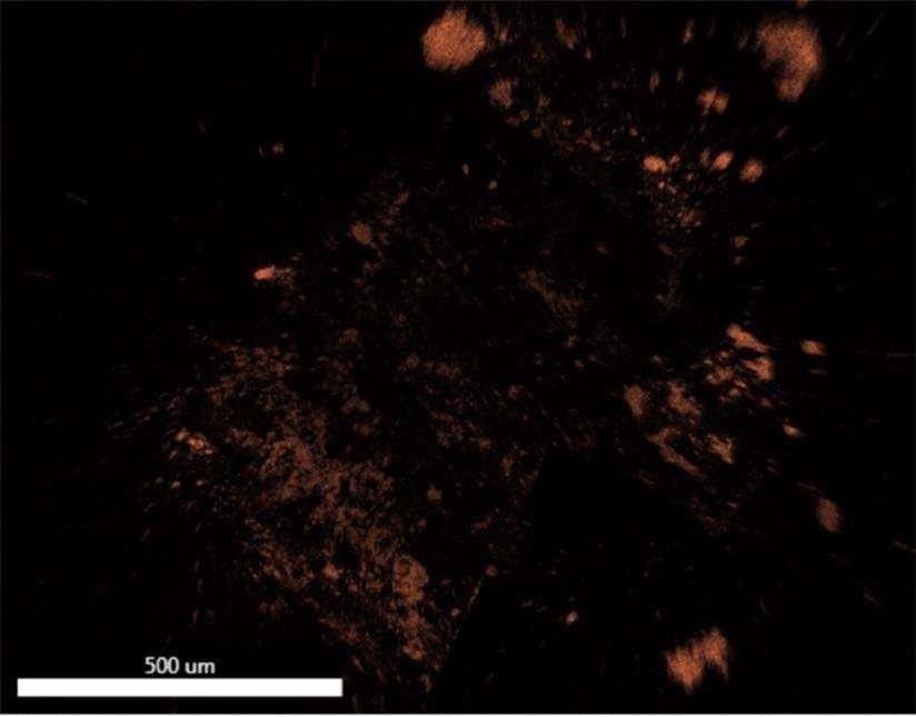 EDX map of Iron.