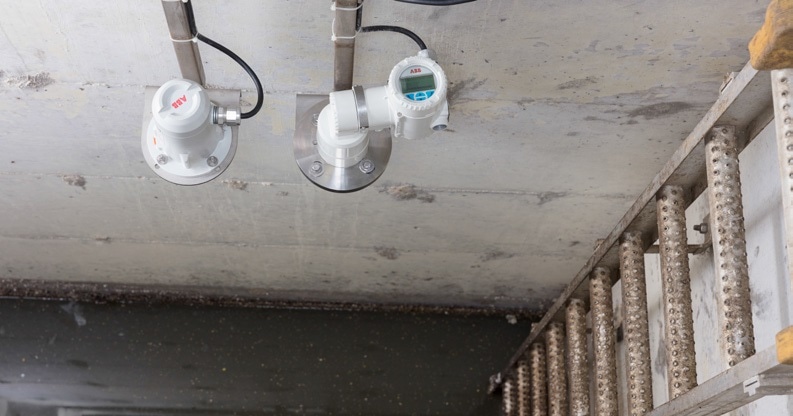 ABB laser level transmitters used in municipal wells
