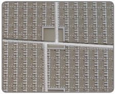View of sapphire wafer shows clean edges after cleaving through the crystalline structure with the LatticeAx.