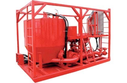 Acid dilution skid
