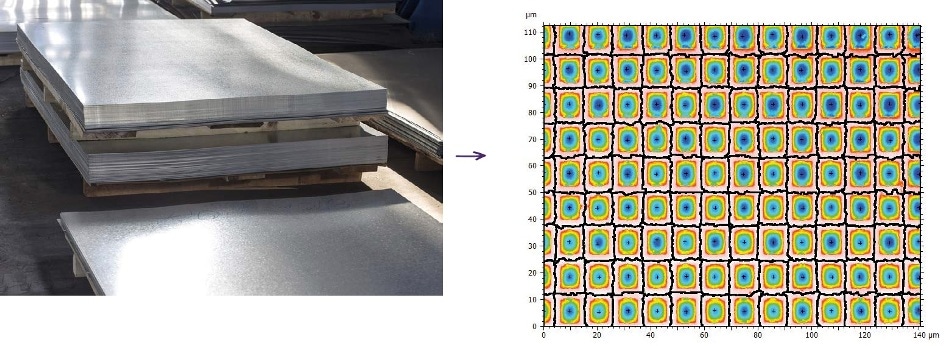 Steel sheets: obtaining optimum paint adhesion and large-scale surface smoothness