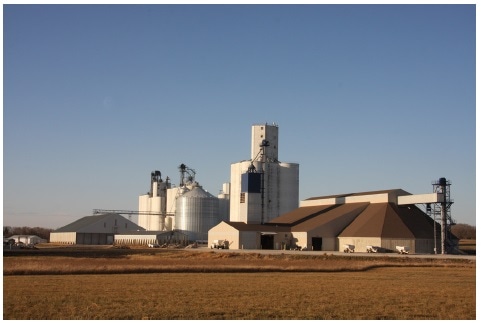 Fertilizer plant exterior.