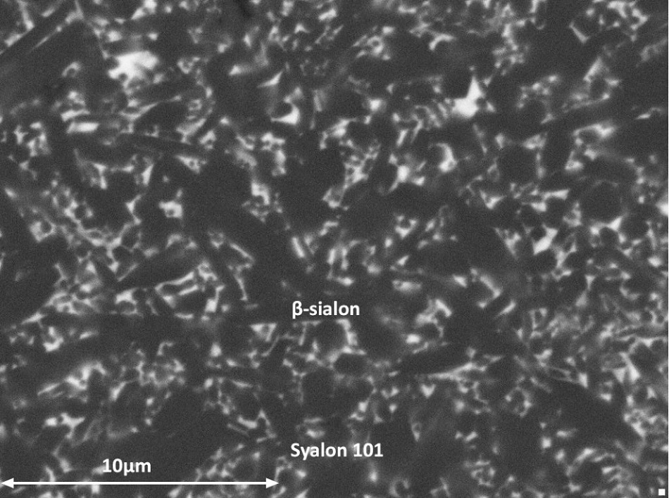 Syalon 101 (ß-SiAlON) microstructure