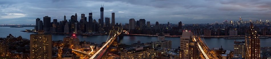 Manhattan Skyline after Hurricane Sandy caused Power Outage | Credit: Reggie Lavoie