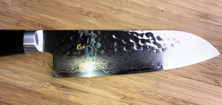 Modern Damascus steel knife