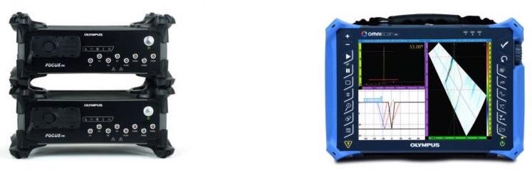 Evident’ FocusPX and OmniScan MX2—two instruments that can drive DMA probes