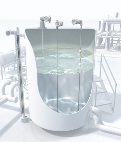 Level Measurement defines the position of the level relative to the top or bottom of the process fluid storage vessel. A variety of technologies can be utilized, depending on the characteristics of the fluid and its process conditions.