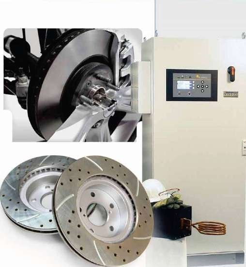 Precision induction heating for automotive rotor treatment