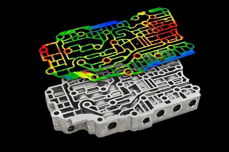 Automotive transmission body surface flatness