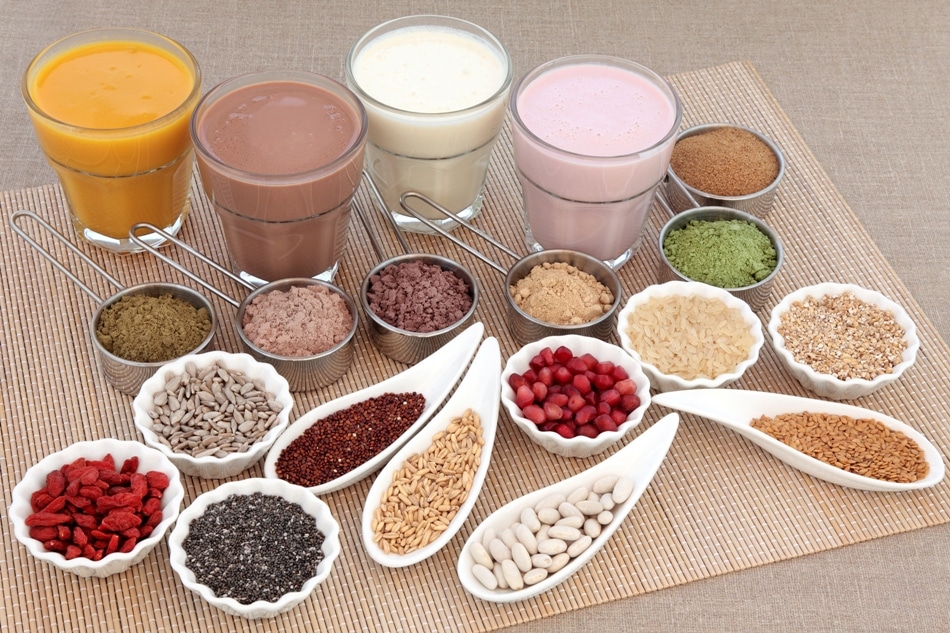 Food protein powders
