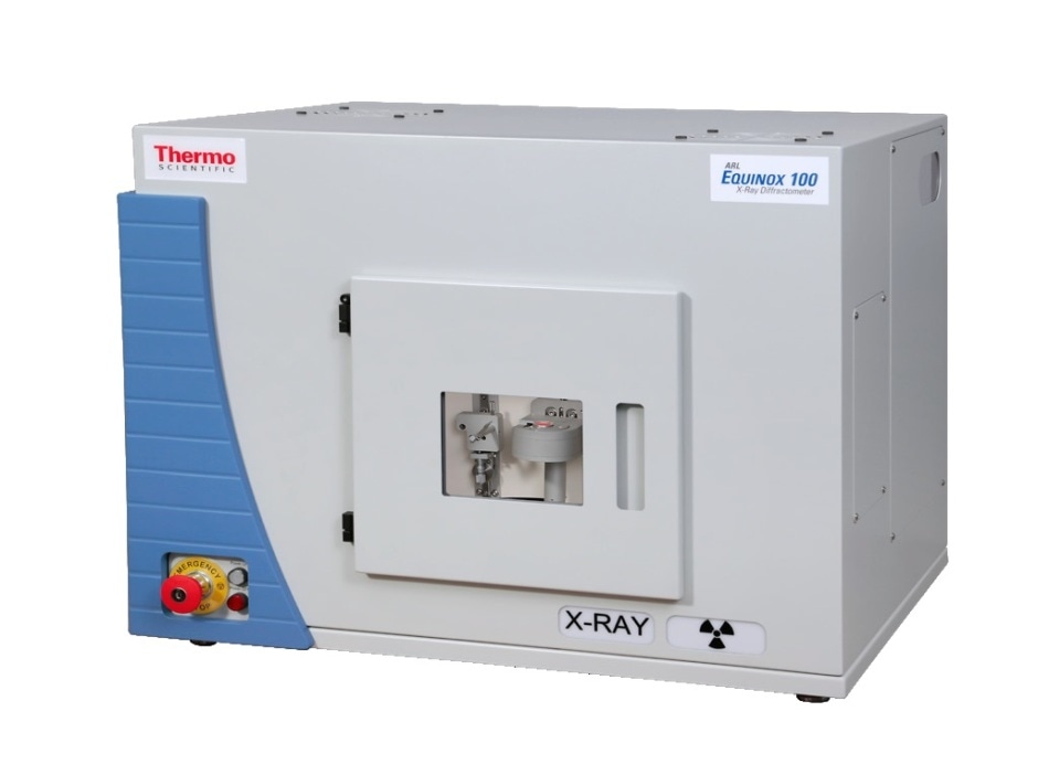 ARL EQUINOX 100 X-ray diffractometer.