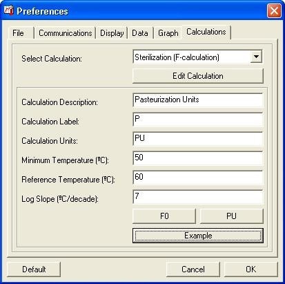 Pasteurization Units Chart