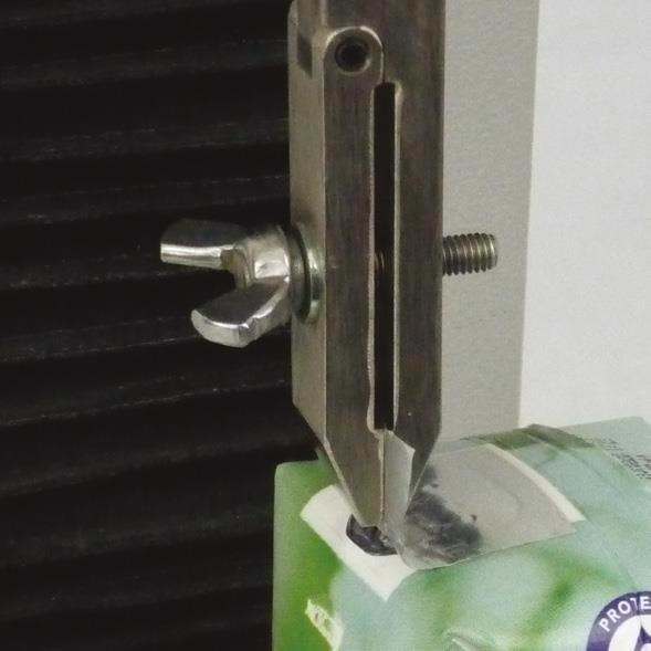 Peel test of induction-sealed foil tab