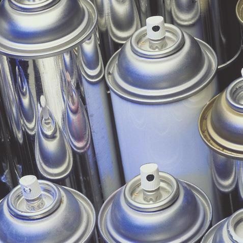 Spray cans