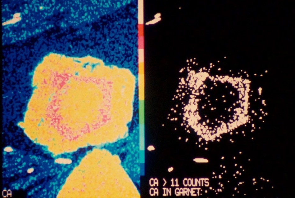 Digital X-ray map from ca 1985. This required about an hour for acquisition.