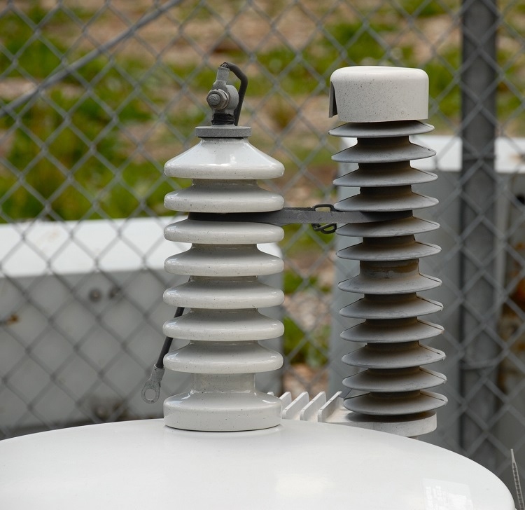 Mass-cast epoxy insulators for power lines.