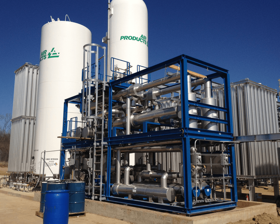 Cryo-Condap® technology for VOC recovery. A 255 m3/h Cryo-Condap® installation with redundant low temperature condensers.