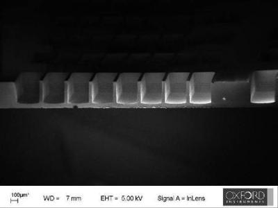 Through wafer etch