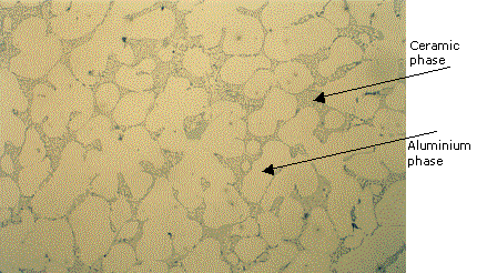 AZoM - Metals, ceramics, polymers and composites : microstructure of metal ceramic interpenetrating composite