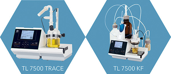 YSI Karl Fisher Titrators: TL 7500 KF and TL 7500 K Trace.