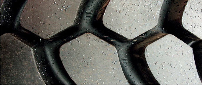 Carbon black rubbers, such as this tire, represent a challenging sample for infrared analysis.