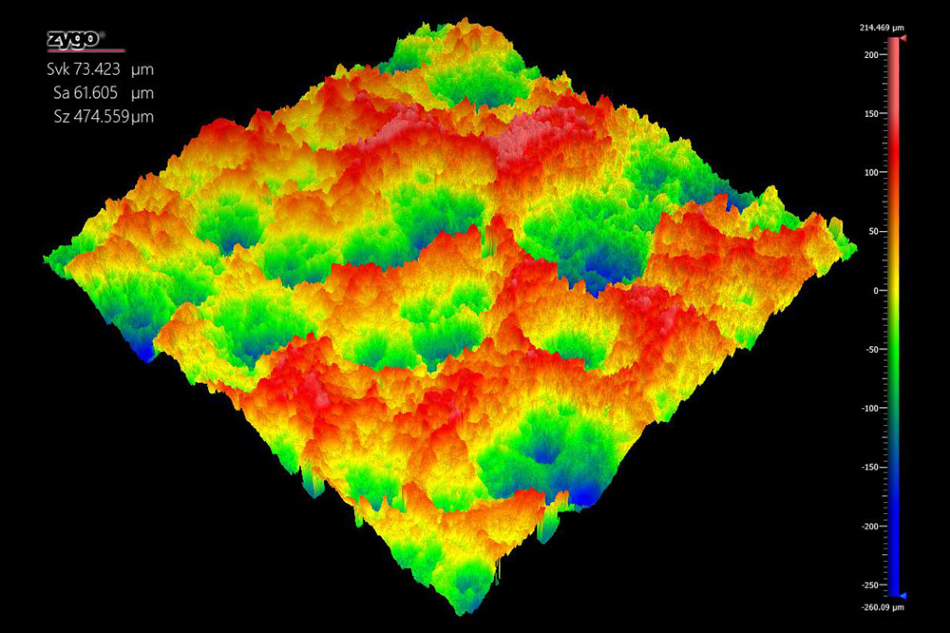 How to Characterize Cylinder Surfaces for Thermal Barrier Coatings