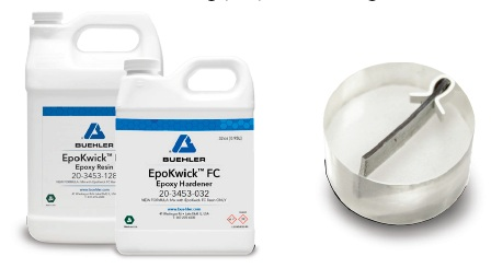 EpoKwick FC epoxy provides excellent edge retention, low shrinkage and low viscosity. This ensured that there was no board delamination due to sample preparation during the grinding and polishing steps.