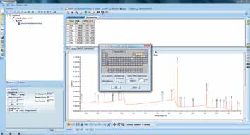 Screenshot of using the “multispectrum” tool to insert region scans.