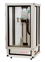 The GranuPack, a high resolution tapped density analyzer.