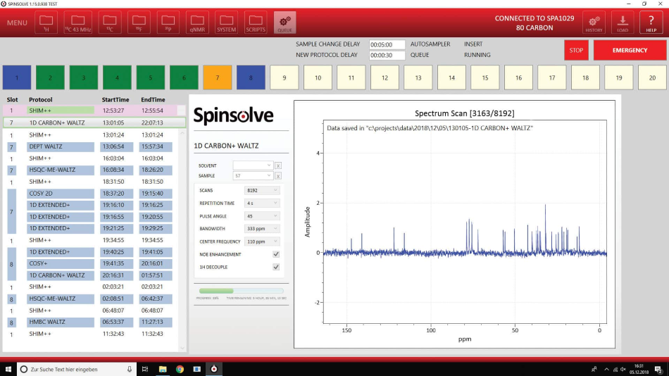 Autosampler for Spinsolve Models