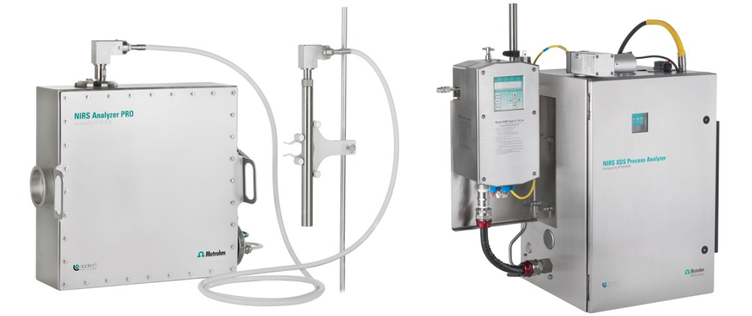 Metrohm Process Analytics offers two lines of near-infrared spectroscopic process analyzers: the NIRS Analyzer PRO and the NIRS XDS Process Analyzer.
