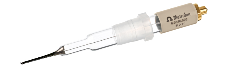 Bismuth drop electrode from Metrohm