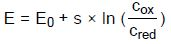 The Nernst equation
