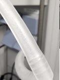 Condensate inside the tubes during water evaporation with G5 dry ice condenser