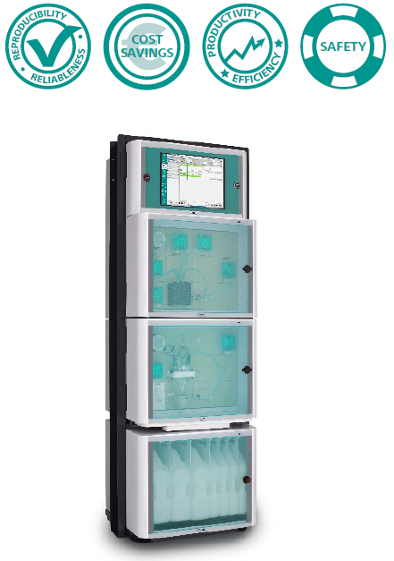 2060 Process Analyzer from Metrohm for online monitoring of hydrogen peroxide during the CMP process