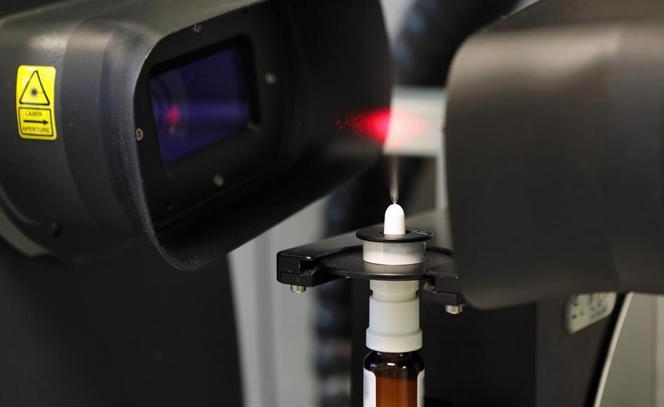 Photograph showing a system employing particle measuring.