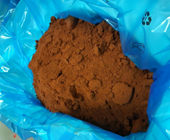Agglomerates appearing in bags due to caking.